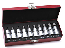 WGB Werkzeug 3950 Steckschlüssel-Satz vierkant 10-teilig Steckschlüsselgarnitur