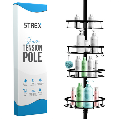 Strex teleskop duschregal - teleskop,