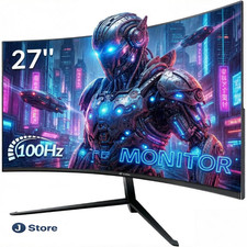 CRUA Curved Gaming Monitor 27