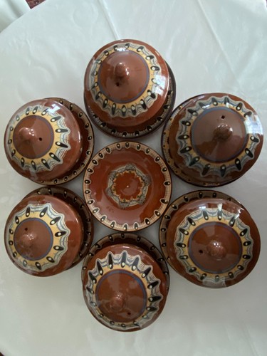 Sechs auflaufformen mit deckel - auflaufformen,