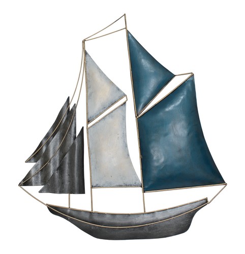 Wanddeko schiff metall - wanddeko,