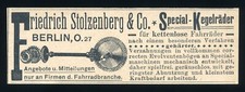 Alte Werbung Reklame 1898