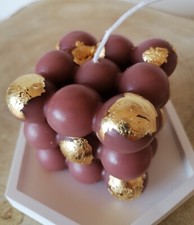 ❤Bubble Kerze Braun