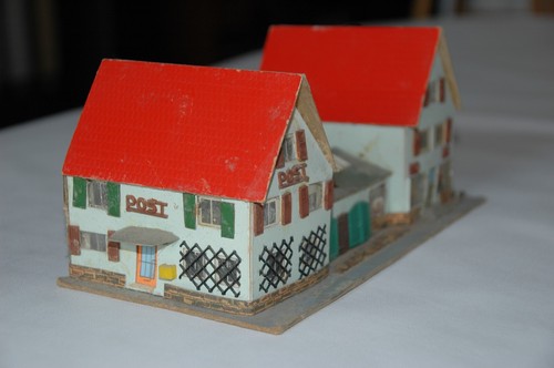 Modellhaus pappe post - h0,