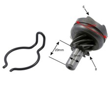 Kickstarter Mitnehmer Ritzel