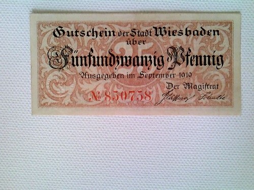 Banknoten notgeld stadt - banknoten,, notgeld,
