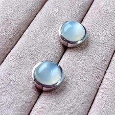 Mondstein Cabochon Ohrstecker