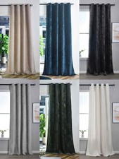 Verdunkelungsvorhang »Nürnberg« Ösen Raffhalter Chenille samtig weich