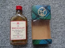 WHISKYMINIATUR  MACALLAN  10 years old  1970-er Jahre  70 proof  -RAR_