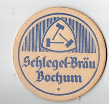 Bierdeckel*Schlegel Bräu Bochum*Rückseite*