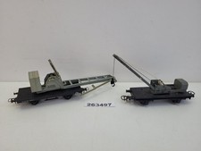 2x Kran-Wagen H0 DDR Spielzeug