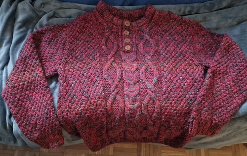 Strickpullover retro gemustert - strickpullover,