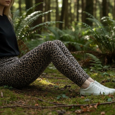 Leggings mit Animal Print –