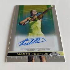 Tennis Card-Marta Kostyuk-Auto Topps Chrome 2024