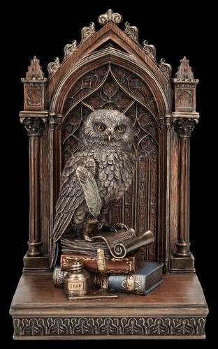 Buchstütze eule der - buchstütze,