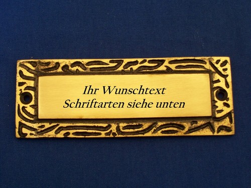 Namensschild türschild - namensschild,,