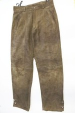 Lange Lederhose schlicht