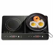 Induktionskochfeld Kochfeld 2 Platte Tragbar 3500 W Induktionskochplatte