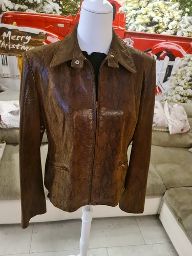 Damen jacke leder - jacke,