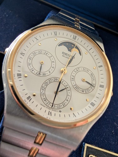 Seiko quartz triple calendar - seiko,