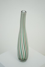 XXL Murano Lollipop Glasvase Glas Vase 60er 70er Vase Italy Design 60s 70s