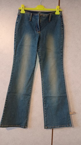 Bootcut jeans blau bleached - jeans,