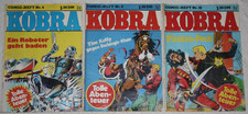 3x Kobra Comic Hefte Nr. 4, 5