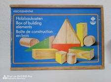 DDR Holz Bausteine VERO ,  Spielzeug für  Kinder, Sammler 