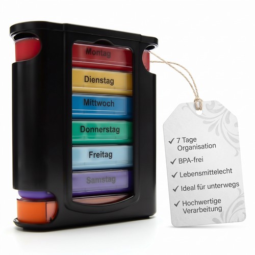 Tablettenbox tage pillendose - tage,