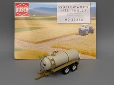 Landwirtschaft H0 1:87 Busch Güllewagen HTS 100.27 Anhänger mit OVP