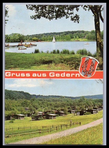 Ansichtskarte gruß aus - gruß, gedern