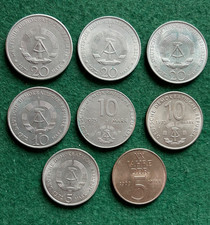 DDR Münzen Konvolut Mark