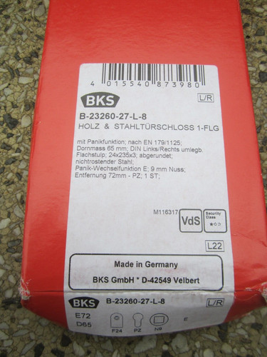 Bks panikschloss 2326 65 - panikschloss,