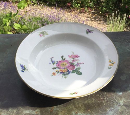 Meissen suppenteller glatter - meissen,