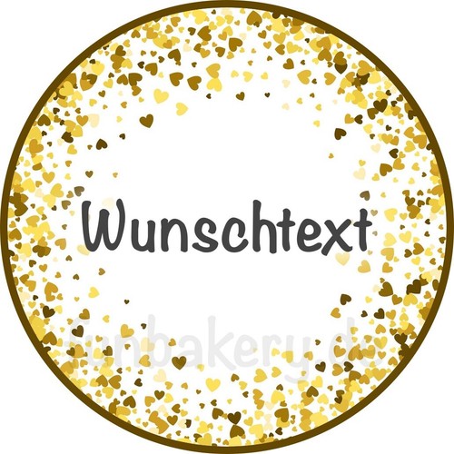 Herz tortenaufleger party - herz,
