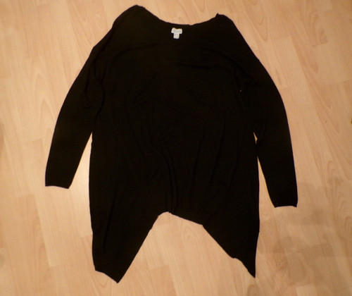 Poncho pullover zipfel schwarz - zipfel,