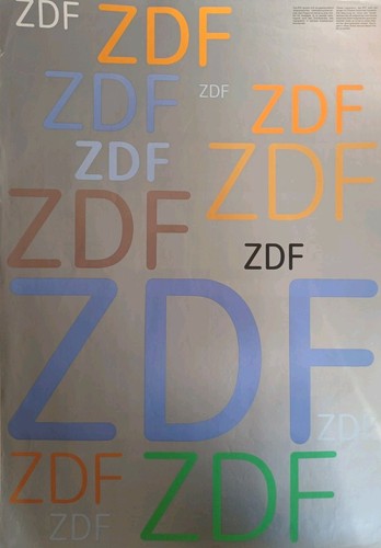 1973 zdf fernsehen plakat - 1973, a1
