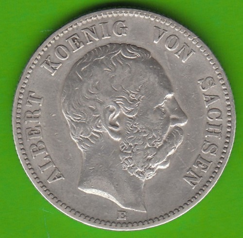 Münze silber sachsen mark - silber, 2