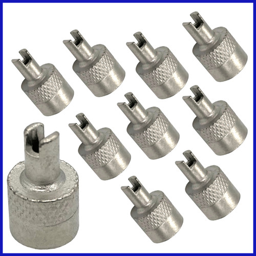 10x ventilkappe metall - 10x,