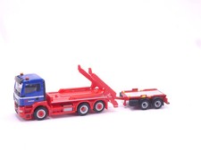 1:87 Herpa MAN TGS Riwatrans Absetzkipper mit Tandemanhänger Eigenbau