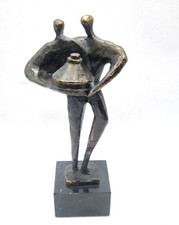 Tolle Menschen Bronze Figur /