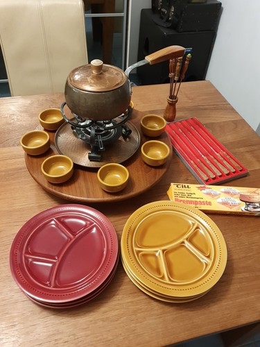 Fondue set vintage - fondue,