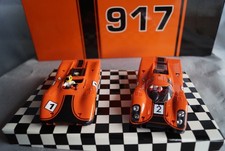 Fly Porsche 917 C/A No 1  T. Zurawsky und Porsche 917K No 2 Grunewald Neu Orange