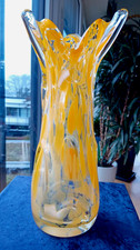 XL Große schwere Glas Vase -