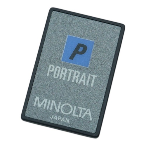Minolta portrait card - p,