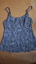 Tankini Oberteil schwarz/weiß Gr. 40 Cup B von Olympia neu ohne Etikett