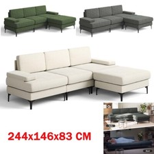 Modern Chenille 3-Sitzer Sofa