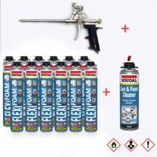 12x Soudal Flexi Foam 750ml