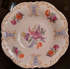 Teller Schale Prunkteller Obstschale alt Bavaria Schumann Ø28 H 5,5 cm Vintage