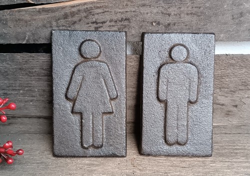 Mann und frau - mann, schild